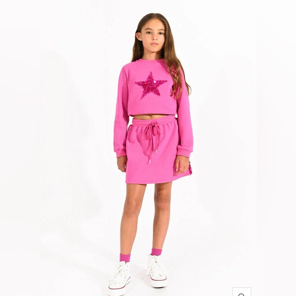 NWT Molly Bracken Kids Skirt with Sequin Sides- size kids 14youth